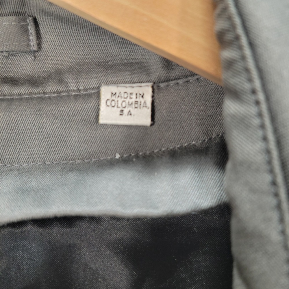 Vintage Towne London Fog Trench Coat Men 44 Gray Double Breasted Dark Academia - Picture 9 of 16
